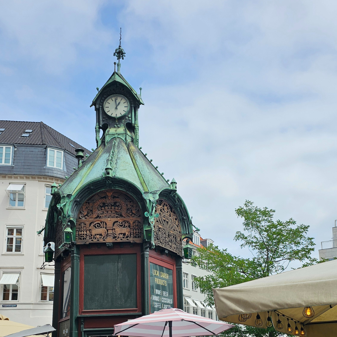 19th century kiosk in Christianshavn's main square